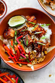 This recipe is also free of common allergens found in commercially packaged gochujang like gluten, soy & corn. Gochujang Tofu And Rice Bowls Dishing Out Health