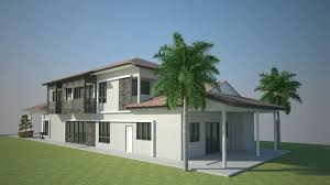 Pelan lantai rumah teres dua tingkat floor plans master bedroom. Cadangan Membina 1 Unit Rumah Banglo Dua Tingkat Di Senawang Negeri Sembilan Pelukis Plan Senibina Pembinaan