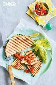 Spinach Feta Flatbread Recipe Bbq Ideas Tesco Real Food Recipe Spinach And Feta Recipes Tesco Real Food
