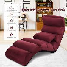 It endeavors to provide the products that you want, offering the best bang for your buck. Costway Folding Lazy Sofa Chair Stylish Sofa Couch Bed Lounge Chair W Pillow Burgundy Walmart Com Walmart Com