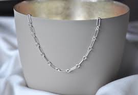 Finden sie eine begleitung für nahezu jeden tag mit dem kettenanhänger aus 925 sterling silber und messing von engelsrufer! Pure Link Chain Made Of 925 Sterling Silver Chain Gift Women Birthday Gift Wife Chain Without Pendant Silver Chain 925 Sterling Silver Chain Silver Chain Silver