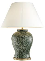 As easy addition, lamps help set the right ambiance for every type of room. Casa Padrino Luxury Ceramic Table Lamp Green Antique Brass Living Room Furniture