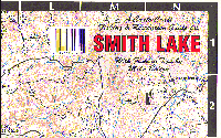 Smith Lake Al Fishing Map Keith Map Service Inc