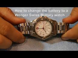 Wenger Swiss Military How To Change The Battery To A