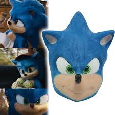 Sonic Mask The Hedgehog Cosplay Costume Mask Halloween Patry Masquerade Props Sonic The Hedgehog Halloween Halloween Masquerade Halloween Party Props