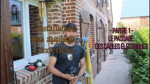 Maybe you would like to learn more about one of these? Installation D Eclairages Exterieurs Partie 1 Passage Des Cables Youtube