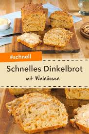Schnelles Dinkelbrot Mit Walnussen Rezept Dinkelbrot Dinkelbrotchen Rezept Rezepte