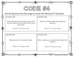 Universe Science Escape Room By Sarah S Stem Stuff Tpt