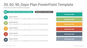 30 60 90 Days Plan Powerpoint Template Slidesalad