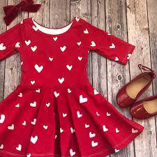 Red Heart Twirl Dress Toddler Valentine Outfits Girls Valentines Outfit Toddler Valentines Dress
