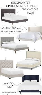 My Favorite Inexpensive Beds That Don T Look Cheap Driven By Decor Upholstered Bed Master Bedroom White Upholstered Bed Upholstered Beds
