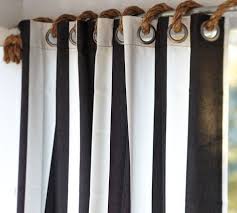 Sunbrella Indoor Outdoor Grommet Drape Beach Cottage Decor Outdoor Drapes Nautical Bedroom