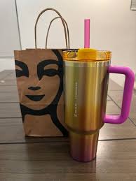 Starbucks X Stanley Summer 2024 Sunset Gradient Limited Edition 40 Oz  Tumbler LIMITED EDITION Stanley X