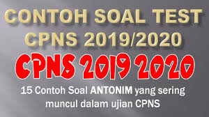 Melalui latihan soal cpns online dan pembahasannya yang kami sediakan ini, kamu akan mempelajari tentang : Contoh Soal Cpns 2019 2020 Sukses Test Cpns Belajar Antonim Lawan Kata Contoh Soal Cpns 2019 2020 Icpns