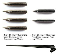 Speedball Oblique Calligraphy Pen With 6 Nibs Copperplate Spencerian Script 651032029684 Ebay Pen Calligraphy Pens Pen Sets