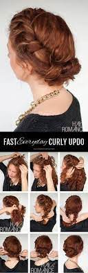 My Quick Everyday Curly Hair Updo Hair Romance Curly Hair Updo Hair Romance Curly Hair Styles Naturally
