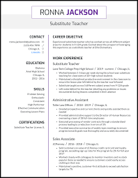 Teacher resume examples qualified teachers are in demand now more than ever, with experts projecting over 100,000 unfilled teaching positions by 2025. 4 Substitute Teacher Resume Examples For 2021