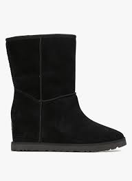 Comparez et achetez des bottines compensées pas cher sur shopalike.fr. Boots Cuir A Talons Compenses Black Ugg Femme Place Des Tendances