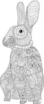 Add to favorites rabbit coloring page. Printable Cool Animal Coloring Pages For Adults Novocom Top