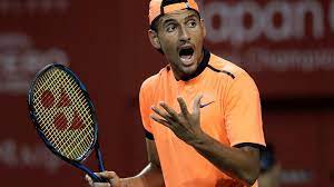 He briskly bounced the ball and rocked forward to begin his serve, his arms swinging. Nick Kyrgios Tennis Hoffnung Und Tennis Rupel