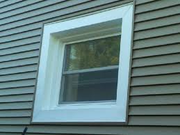 Vinyl siding must be nailed so expansion and contraction are not restricted. Window Trim Disaster