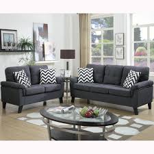 Make your living room even cosier by adding some soft cushions and let this room. Venetian Worldwide Liguria 2 Piece Blue Gray Sofa Set Vene F6905 The Home Depot