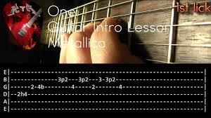 Viagogo.com has been visited by 100k+ users in the past month One Guitar Intro Lesson Metallica With Tabs Youtube