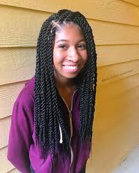 Divide your hair as shown in the picture and weave it in flat twists. Latest Natural Hair Twist Styles 2018 Hair Style 2020