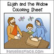 3 depart from here and. Elijah And The Widow Crafts For Sunday School