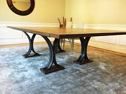 The table arrives with two removable leaves, so you can extend it from 82 to 118 long for eight or 12 people to sit comfortably. Extra Large Dining Table Phoenix Handcraft