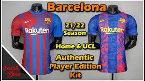 Get the latest barcelona dls kits 2022. Barcelona 21 22 Home Ucl Kit Review La Liga Soccerjersey Soccer Barca Laliga Chittagong Youtube