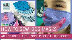 Print the pattern on card stock, or trace your printed piece onto cardboard for a more sturdy pattern. Kids Face Mask Pattern With Filter Pocket Nose Piece Adjustable Elastic For A Perfect Fit Youtube