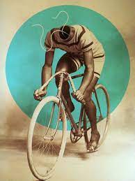 nicord random retouching 自転車に乗る 自転車 ピストレーサー