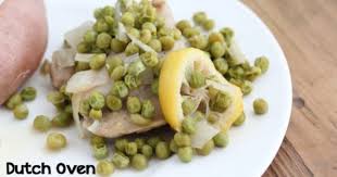Dutch Oven Lemon Chicken With Peas 5 Dinners Recipes Meal Plans Coupons Recipe Lemon Chicken Poultry Recipes Budget Friendly Recipes