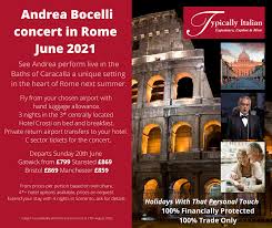 Search through andrea bocelli tour dates for the 2021 schedule at ticketwood.com. Andrea Bocelli In Concert 2021 Call Us Travelcare World Facebook