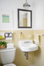 The Guest Bath So Much Cuter Young House Love Yellow Bathroom Tiles Yellow Bathrooms Yellow Bathroom Decor
