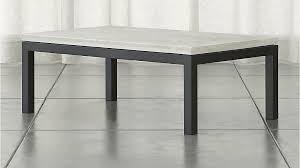 Parsons Travertine Top Dark Steel Base 48x28 Small Rectangular Coffee Table Reviews Crate And Barrel Coffee Table Square Coffee Table Crate And Barrel Concrete Coffee Table
