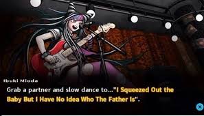 Band aid is the femslash ship between ibuki mioda and mikan tsumiki from the danganronpa fandom. Can Ibuki Please Play At My Next Birthday Party Danganronpa Funny Danganronpa Danganronpa Memes