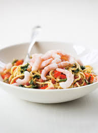 Pates Fraiches Aux Poivrons Et Aux Crevettes Nordiques Ricardo Recipe Pasta Stuffed Peppers Recipes