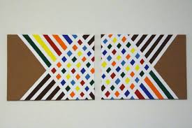 Diy Canvas Paint Geometric Art Diy Diy Canvas Art Painters Tape Art