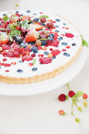 Wild Berries And Yogurt Tart Gourmandise Patisserie Recette Dessert