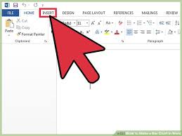 How To Make A Bar Chart In Word With Pictures Wikihow