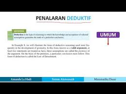 Bahasan ⏩pengertian inferensi deduktif induktif abduktif contohnya baca ⏩penelitianilmiah.com. Sistem Aksiomatik Penalaran Deduktif Dan Induktif Definisi Aksioma Teorema Youtube