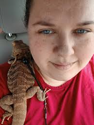 Just recently got my 3 month old bearded dragon Theo. It's getting cold  here at night in FL and I don't have heat so as suggested I'm leaving his  heat lamp on