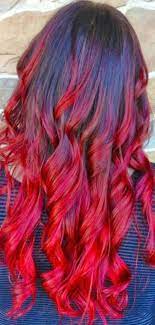 Red And Black Hair Ombre Red Black Hairstyle Hair Styles Red Ombre Hair Black Hair Ombre