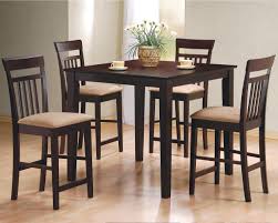 With a light oak finish, this dining. Counter Height Small Kitchen Table And Chairs Dining Sets 5 Piece Wood Furniture Dining Sets Home Garden Worldenergy Ae