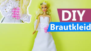 Die beste hochzeitskleider / brautkleid online kaufen. Barbie Brautkleid Selber Basteln Tolles Hochzeitskleid Selber Machen Fur Puppen Diy Idee Youtube