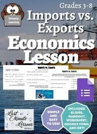 A country's importing and exporting activity can influence its gdp, its exchange rate, and its level of inflation and interest rates. Import And Export Worksheets Teaching Resources Tpt