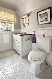 Lowes Ceramic Tile Bathroom Contemporary With Basketweave Tile Chair Rail Marble Tile Roman Classic Bathroom Classic Bathroom Design White Subway Tile Bathroom