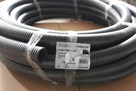This corrugated plastic conduit is used in particular for installation in concrete. Frankische Ffku Em F Ls0h50 Frankische Rohrwerke 255 10 050